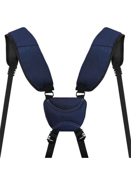 Rahat Golf Torbası Kayışları Çift Omuz Yedek Kayış Ayarlanabilir Sırt Çantası Kayışları Mavi (Yurt Dışından)