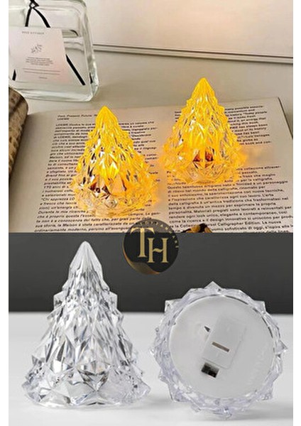 Çam Ağacı Şekilli LED Işık Mini Çam Ağacı Dekoratif Süs Lambası Yeni Yıl Yılbaşı Süsü Noel Ağacı modelleri