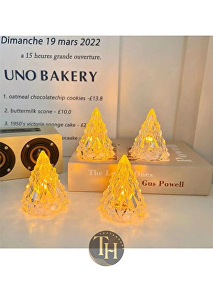 Çam Ağacı Şekilli LED Işık Mini Çam Ağacı Dekoratif Süs Lambası Yeni Yıl Yılbaşı Süsü Noel Ağacı indirimleri