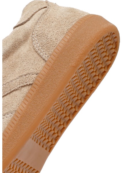 Kadın Camel Bağcıklı Süet Deri Sneaker 25AFD220910