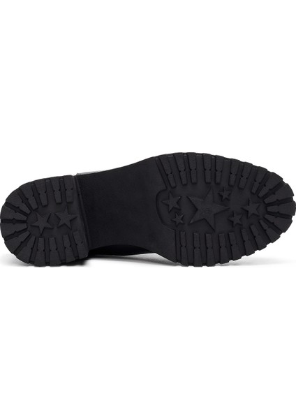 Kadın Siyah Kalın Topuklu Chelsea Bot 25WFE251618