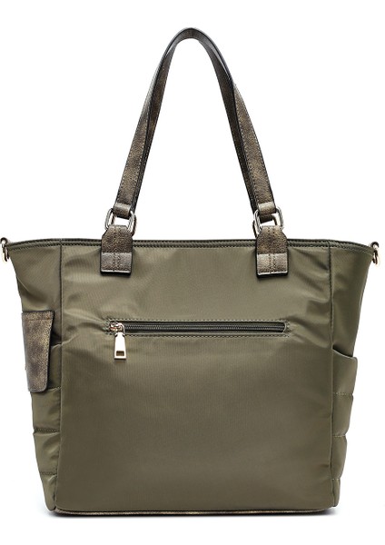 Kadın Haki Uzun Askılı Kumaş Omuz Çantası 25ABD28136F fırsatları