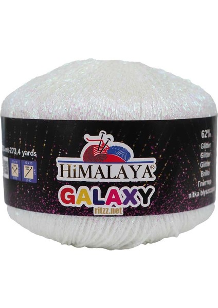 Galaxy 310-02 Inci Beyaz Simli Ip