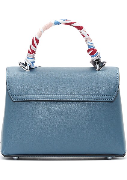 Kadın Mavi Uzun Askılı Aksesuarlı Mini Çapraz Çanta 25ABD280518 fırsatları