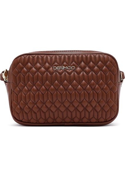 Kadın Kahverengi Kapitone Çapraz Çanta 25ABD280418 modelleri