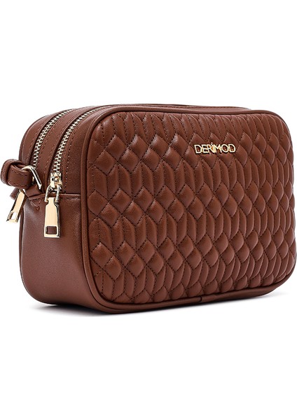 Kadın Kahverengi Kapitone Çapraz Çanta 25ABD280418 indirimleri