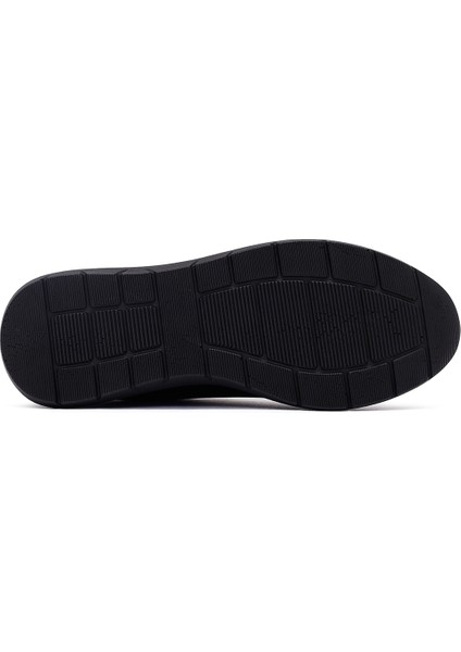 Kadın Siyah Bağcıklı Kalın Tabanlı Deri Sneaker 25AFD501518 fırsatları