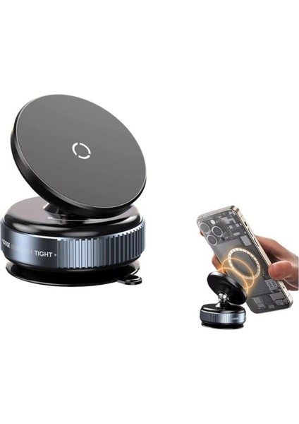 360 Derece Dönebilen Vakumlu Magsafe Destekli Magnetik Telefon Tutucu Araba Ayna Cam Masa Üzeri modelleri