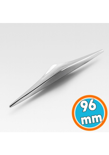 Mobilya Çekmece Mutfak Dolabı Dolap Kulpları Kulbu Kulpu Krom Renk Metal Kulp 96 mm - 9.6 cm