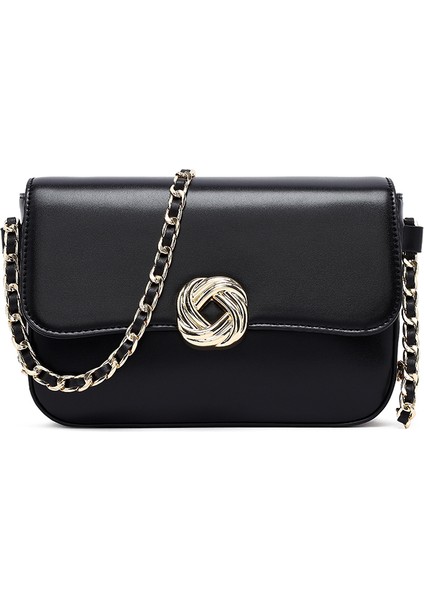 Kadın Siyah Uzun Askılı Kol Çantası 25ABD280016