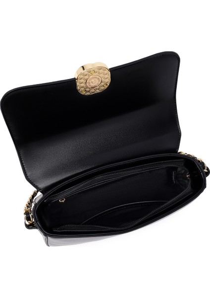 Kadın Siyah Uzun Askılı Kol Çantası 25ABD280016