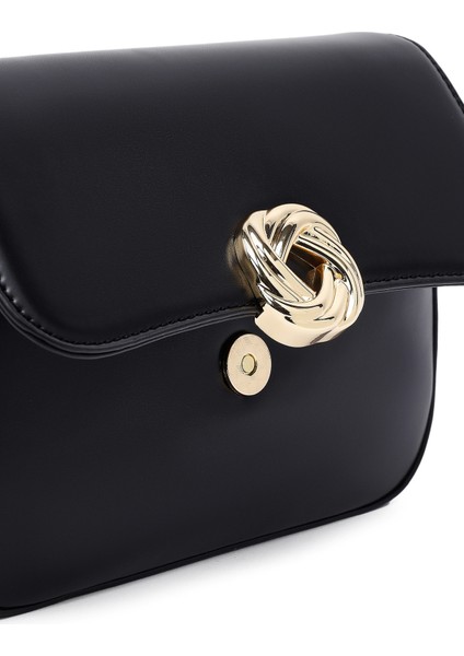 Kadın Siyah Uzun Askılı Kol Çantası 25ABD280016