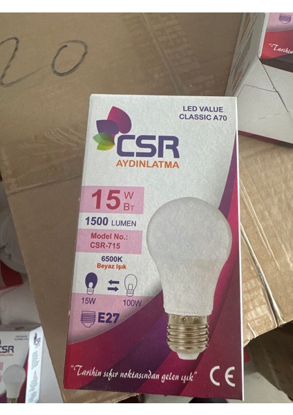 15WATT LED Ampül 5 Ad Gönderim