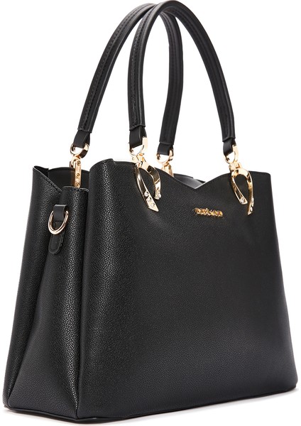 Kadın Siyah Uzun Askılı Kol Çantası 25ABD2807FT