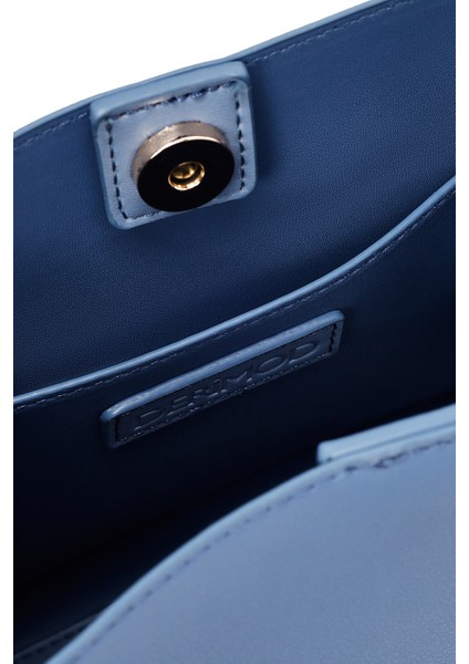 Kadın Mavi Aksesuarlı Kol Çantası 25ABD281118