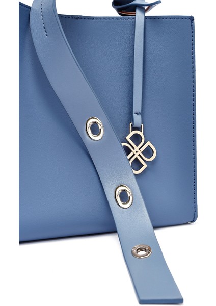 Kadın Mavi Aksesuarlı Kol Çantası 25ABD281118