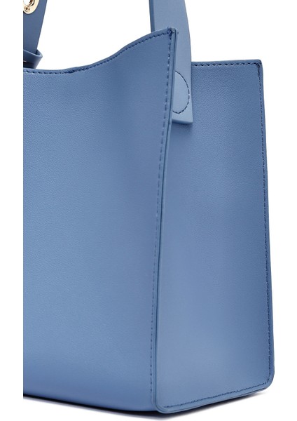 Kadın Mavi Aksesuarlı Kol Çantası 25ABD281118