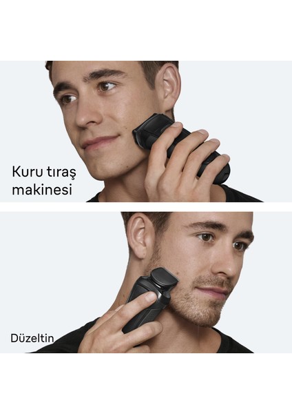 Series 3+ Elektrikli Tıraş Makinesi, Kuru, 3000BT fırsatları
