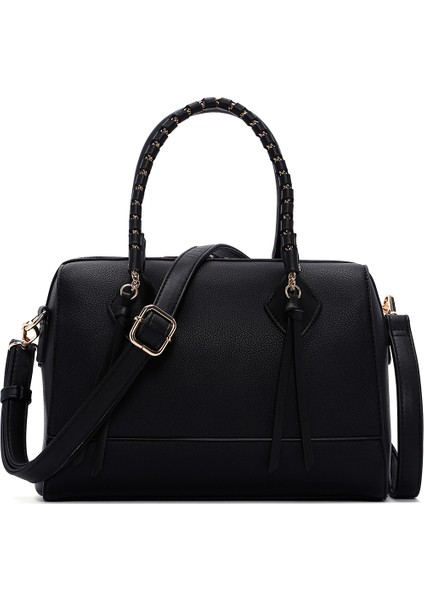 Kadın Siyah Uzun Askılı Kol Çantası 25WBD282718