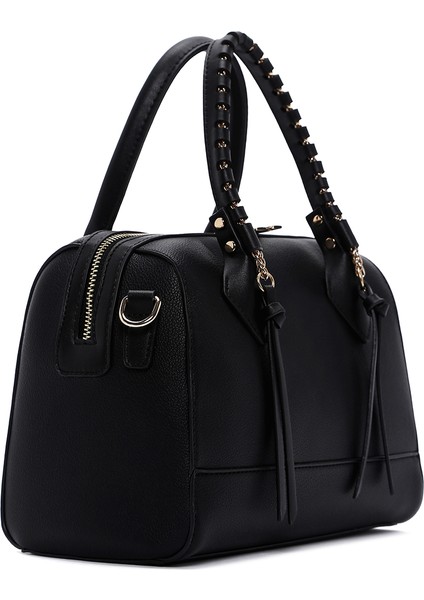 Kadın Siyah Uzun Askılı Kol Çantası 25WBD282718 fırsatları