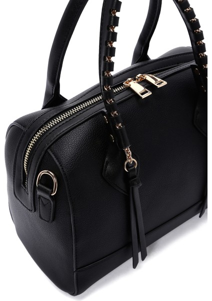 Kadın Siyah Uzun Askılı Kol Çantası 25WBD282718