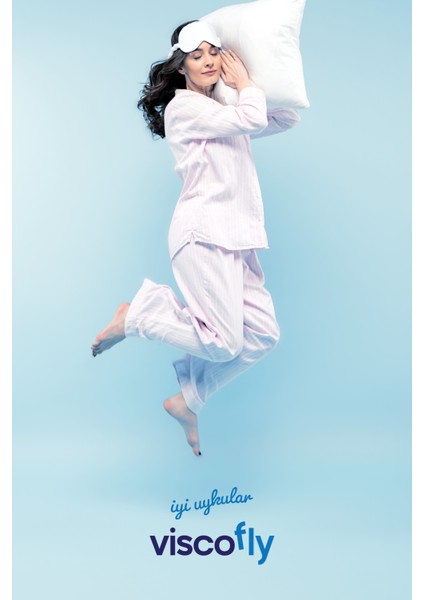 Viscofly Cloudsoft Air Yumuşak Visco Yastık – Air Mesh Yan Bordür, Yıkanabilir Fermuarlı Kılıf (60×40×12 Cm) fırsatları