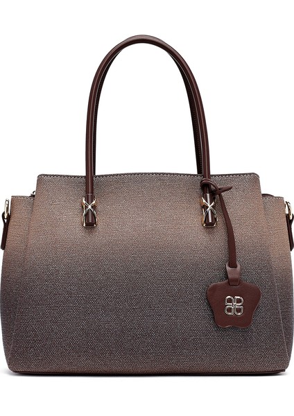 Kadın Kahverengi Uzun Askılı Baskılı Kol Çantası 25ABD281226 modelleri