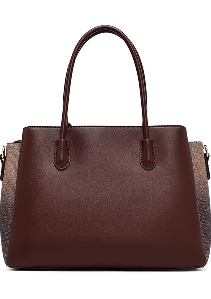 Kadın Kahverengi Uzun Askılı Baskılı Kol Çantası 25ABD281226 fırsatları