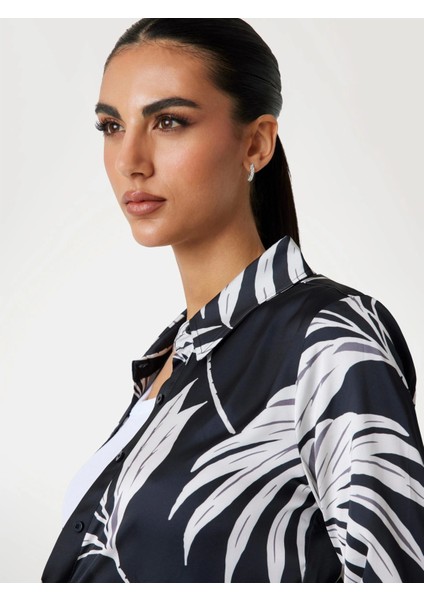 Concetta Kadın Çok Renkli Slim Fit Gömlek W5YH03WF1T2-PJ1S fırsatları