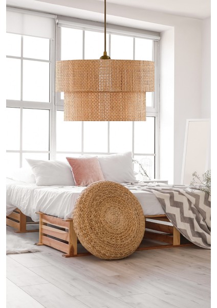 Rakkas Otantik Kahve Hasır Kaplama Pasta Sarkıt Yatak Odası Avize Salon Avize Yemek Odası fiyatları