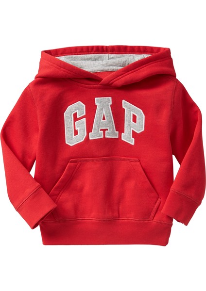 Erkek Bebek Kırmızı Gap Logo Fransız Havlu Kumaş Sweatshirt fiyatları