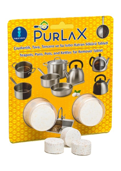 Çaydanlık, Tava, Tencere, Su Isıtıcısı ve Evye Kireç Temizlik Tableti (20 Gr.)