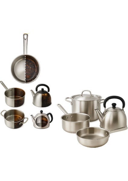 Çaydanlık, Tava, Tencere, Su Isıtıcısı ve Evye Kireç Temizlik Tableti (20 Gr.) modelleri