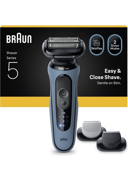 Series 5 Elektrikli Tıraş Makinesi, Islak ve Kuru, Hassas Düzeltici, Vücut, 52-A1650S