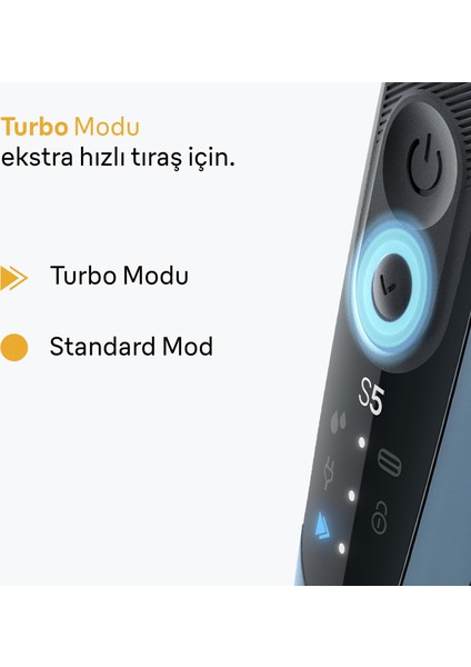 Series 5 Elektrikli Tıraş Makinesi, Islak ve Kuru, Hassas Düzeltici, Vücut, 52-A1650S fırsatları