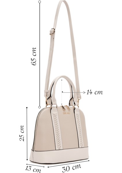 Kadın Krem Uzun Askılı Klasik Kol Çantası 25ABD2809FT fiyatları