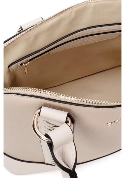 Kadın Krem Uzun Askılı Klasik Kol Çantası 25ABD2809FT