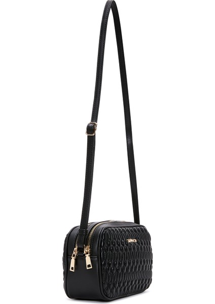 Kadın Siyah Kapitone Çapraz Çanta 25ABD280418 indirimleri