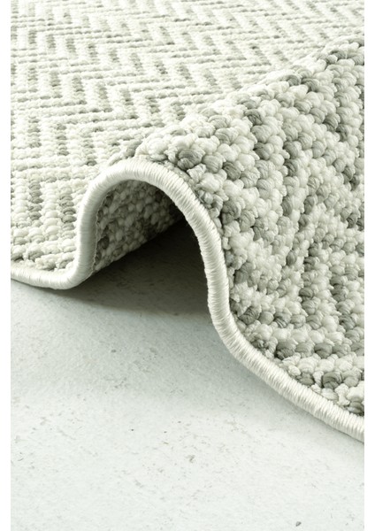 Pinal Kolekisyonu 1112 Yeşil Yumuşak Dokulu Bukle Salon Antre Mutfak Halı Yolluk fiyatları