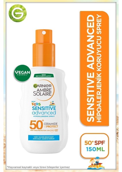 Ambre Solaire Çocuk Güneş Spreyi SPF50+ – Çok Yüksek Koruma, Suya Dayanıklı, Tüm Cilt Tipleri, 200 ml fiyatları
