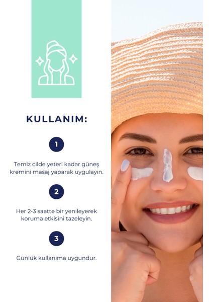 SPF 50+ Güneş Kremi 40 ml – Tüm Cilt Tiplerine Uygun, Yüksek UVA/UVB Koruma, Ton Eşitleme ve Nemlendirme modelleri