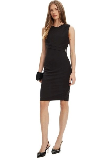 Prisca Kadın Siyah Modal Karışımlı Elbise W5YK27KAQL2-JBLK