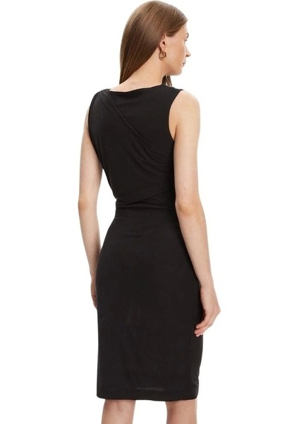 Prisca Kadın Siyah Modal Karışımlı Elbise W5YK27KAQL2-JBLK fiyatları