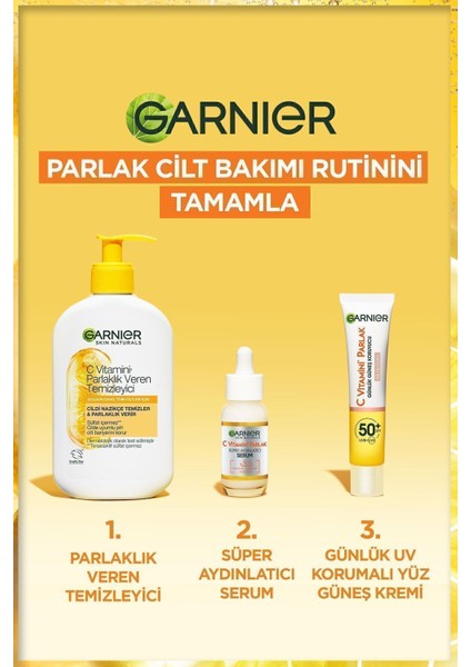 SPF 50+ Güneş Koruyucu Yüz Kremi 40 ml – Normal ve Hassas Ciltler için Işıltılı Doku ve Geniş Spektrumlu Koruma