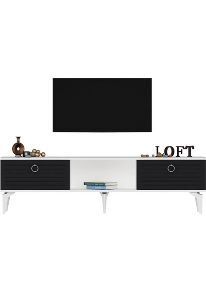 Arona Tv Sehpası (Alt Modül) Beyaz-Antrasit fiyatları