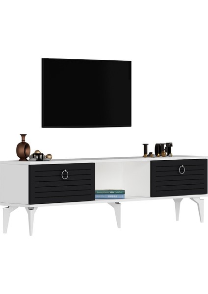 Arona Tv Sehpası (Alt Modül) Beyaz-Antrasit modelleri