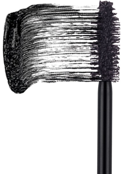 Siyah Maskara Büyük Boy – Hacim, Kıvırma ve Uzatma Etkisiyle Yoğun, Belirgin Kirpikler