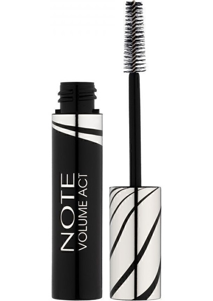 Note Siyah Maskara Büyük Boy – Hacim, Kıvırma ve Uzatma Etkili, Paraben ve Parfüm İçermeyen Formül modelleri