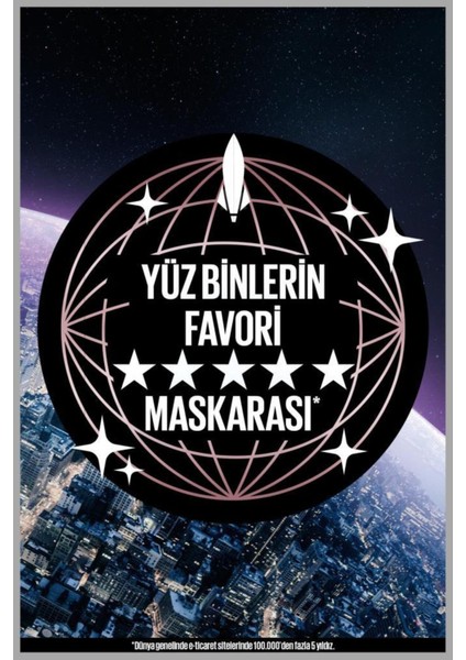 Lash Sensational Sky High Space Diamond Hacim Maskarası 10 ml – Elmas Işıltılı, Hassas Gözler İçin