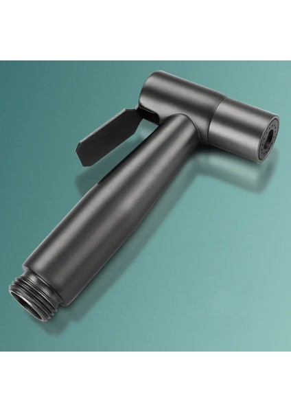 Banyo Bide Basınçlı Püskürtücü Taharet Musluğu Klozet Hortumu Antrasit Renk Ithal 7 Yıl Garantili